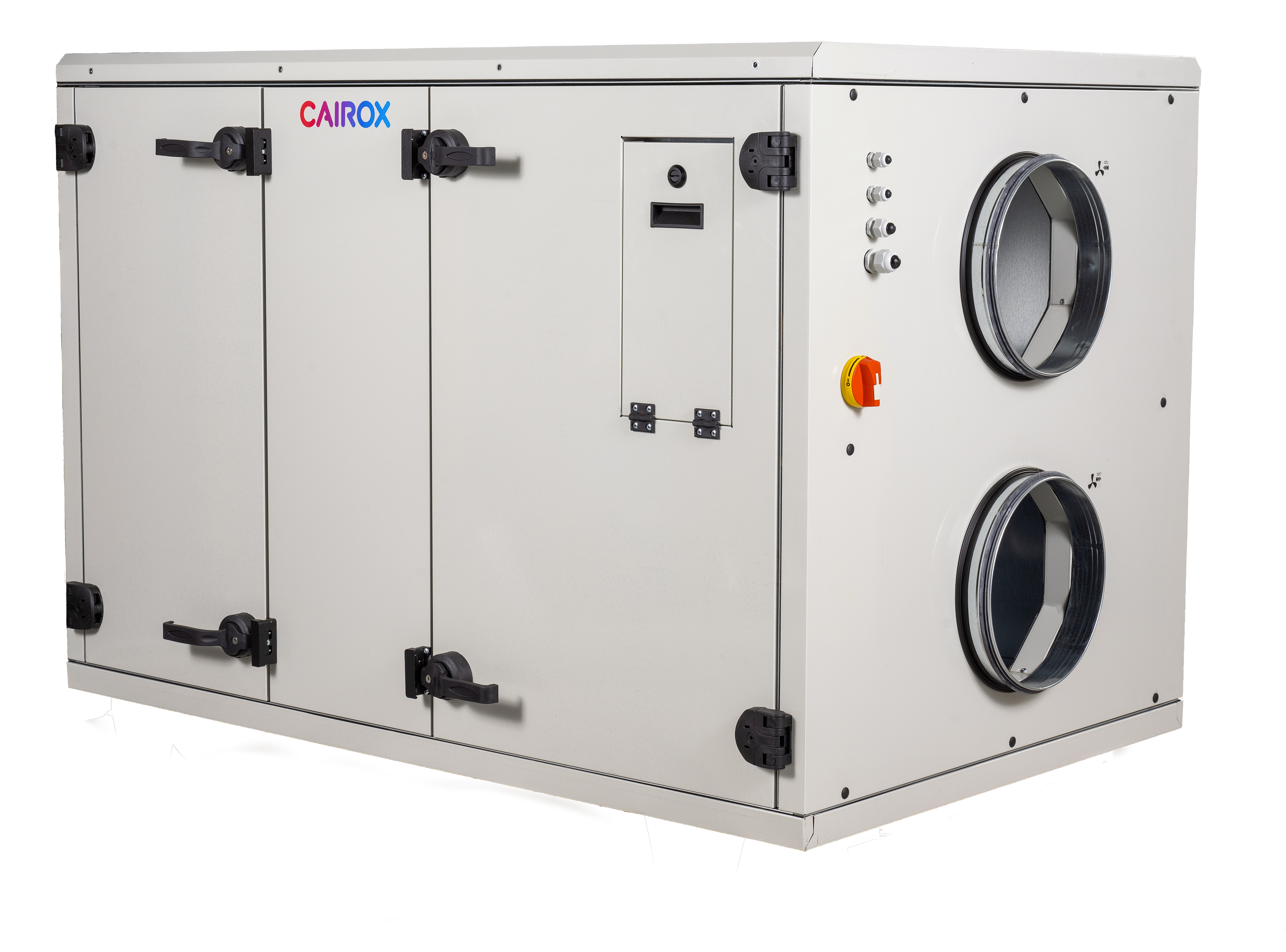 Compact wheel heat recovery units for commercial application
